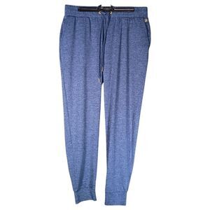 Lilly Pulitzer Pants S Womens Blue Jogger Regular Polyester Elastic Waist Casual